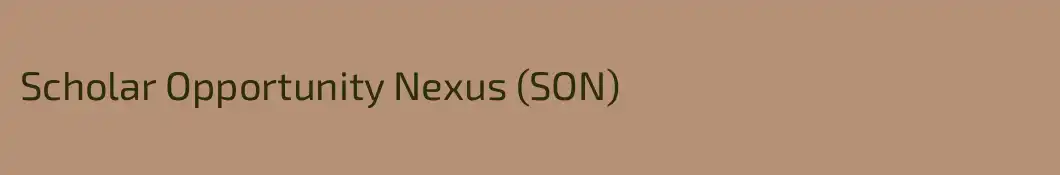Scholar Opportunity Nexus (SON)